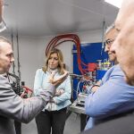 La presidenta andaluza, Susana Díaz, durante un acto ayer en Almería