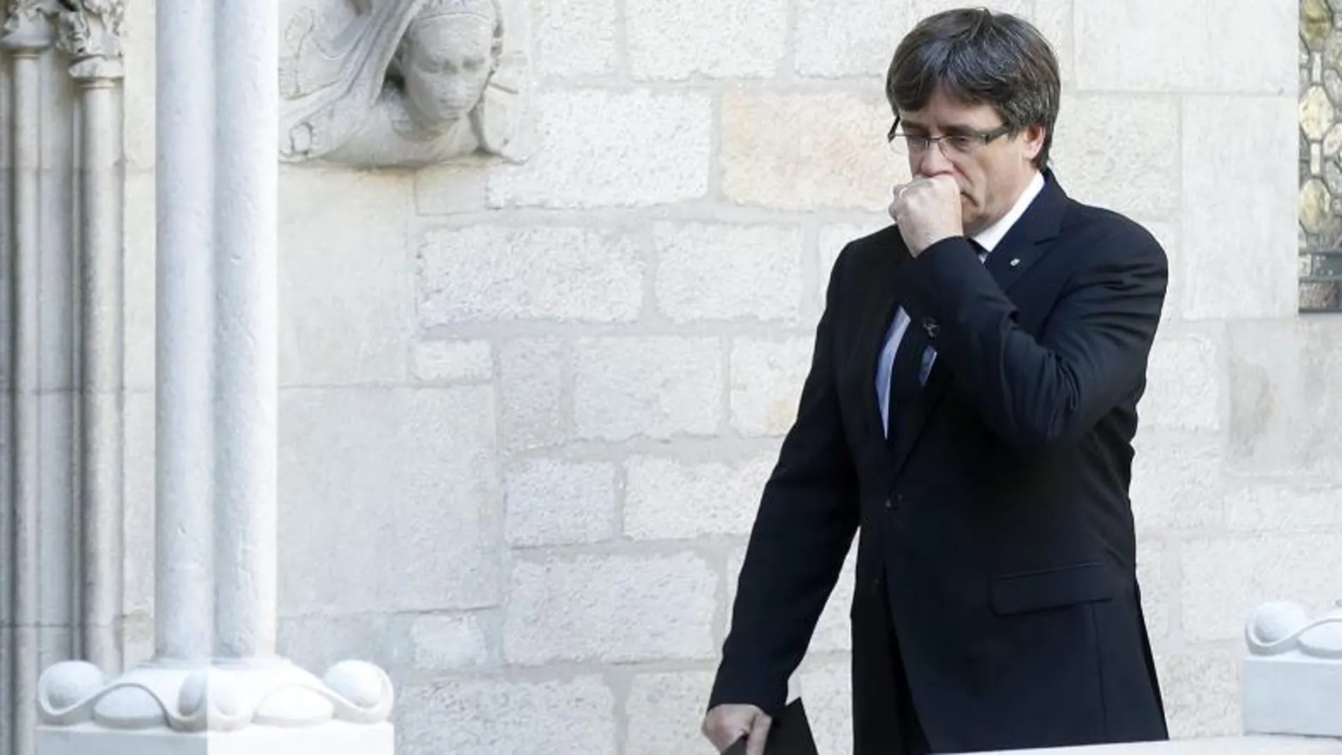 El presidente catalán, Carles Puigdemont