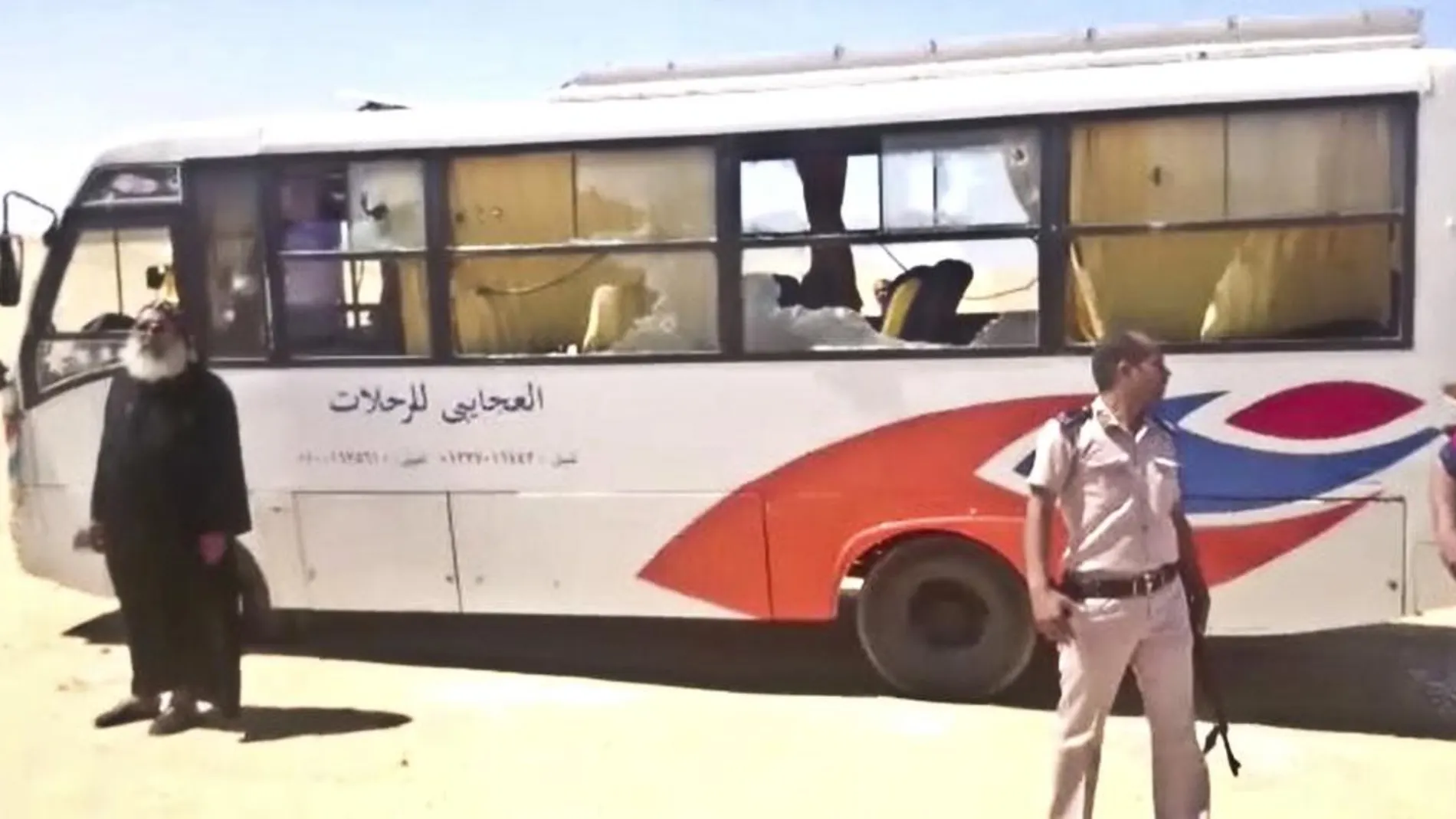 Al menos 28 muertos en un tiroteo contra un autobús de cristianos coptos en Egipto