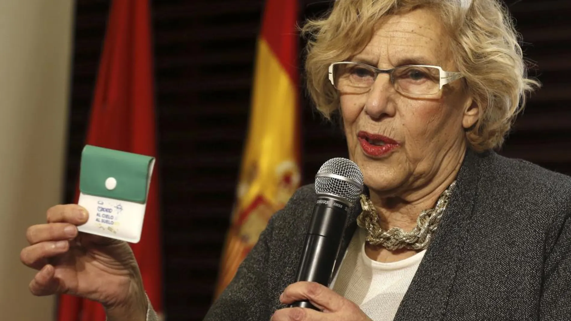 La alcaldesa de Madrid, Manuela Carmena.