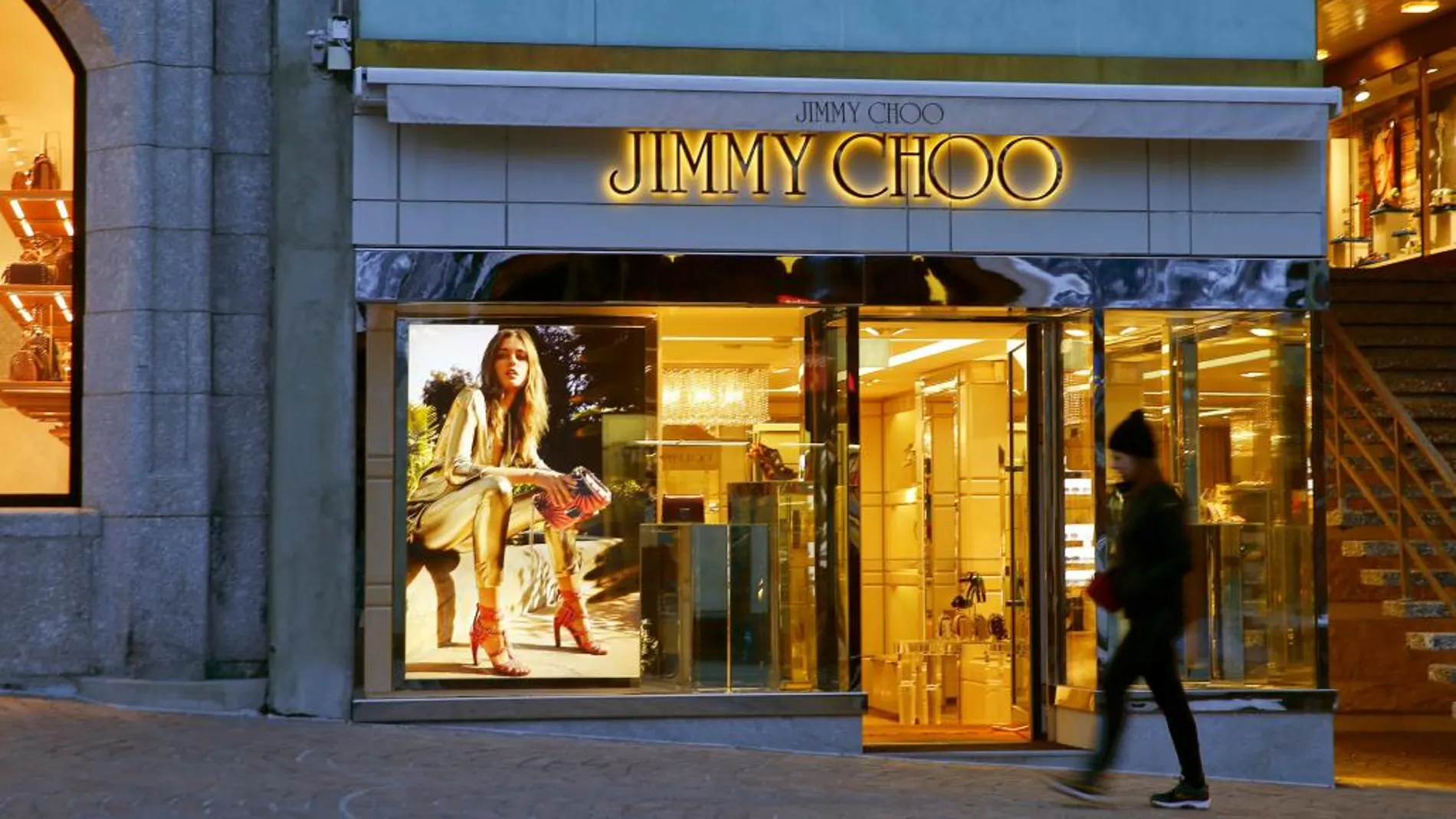 Una tienda de Jimmy Choo en St. Moritz, Suiza