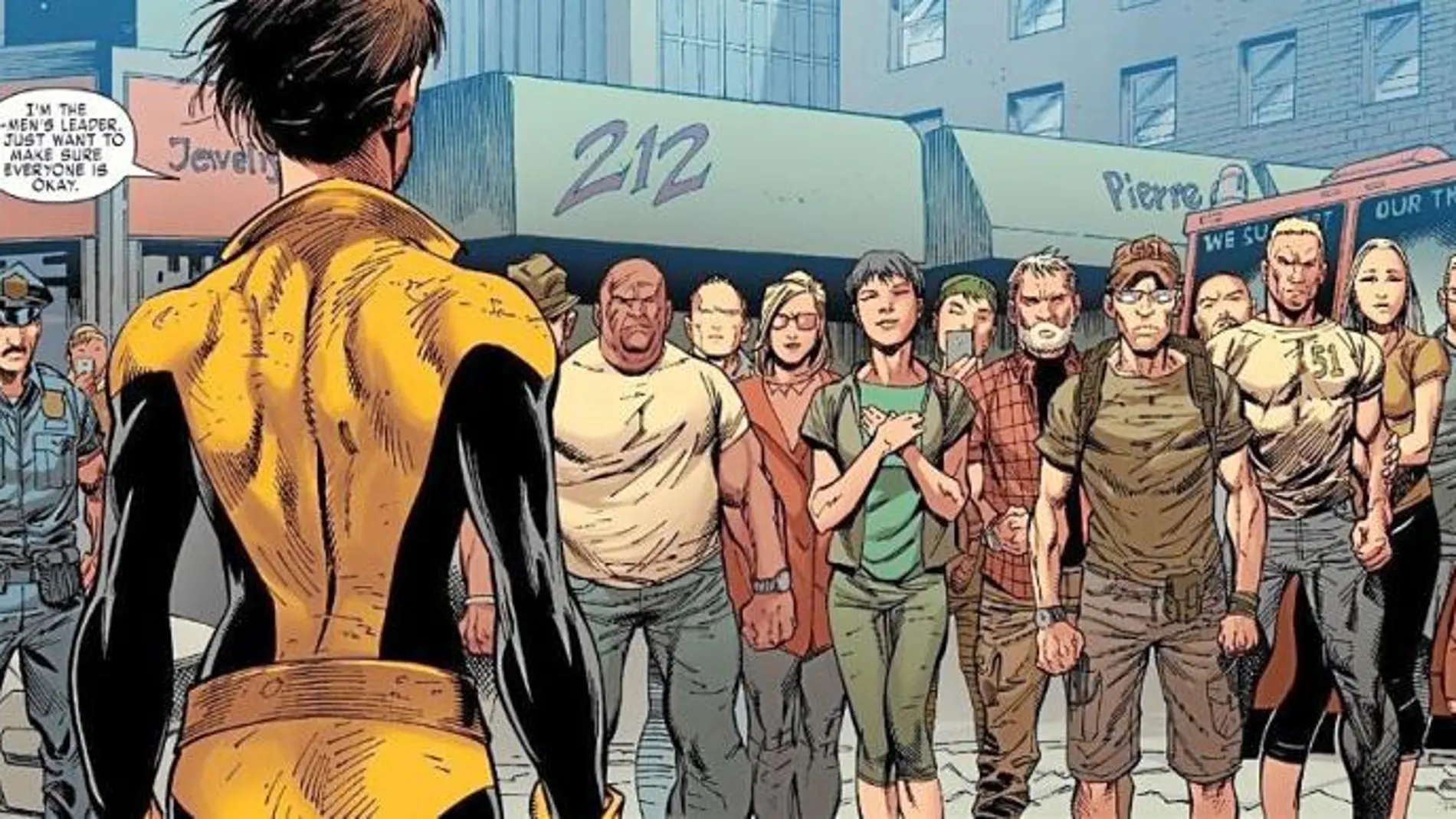 Uno de los polémicos dibujos del primer número de «X-Men Gold» diseñadas por Syaf