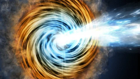 Potentes rayos gamma en una galaxia muy, muy lejana