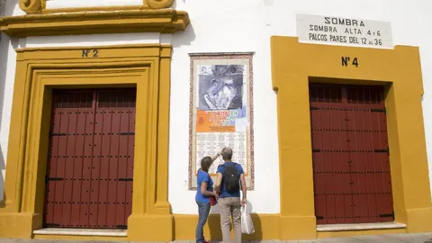 Exteriores de la plaza de toros de la Real Maestranza de Caballerías de Sevilla