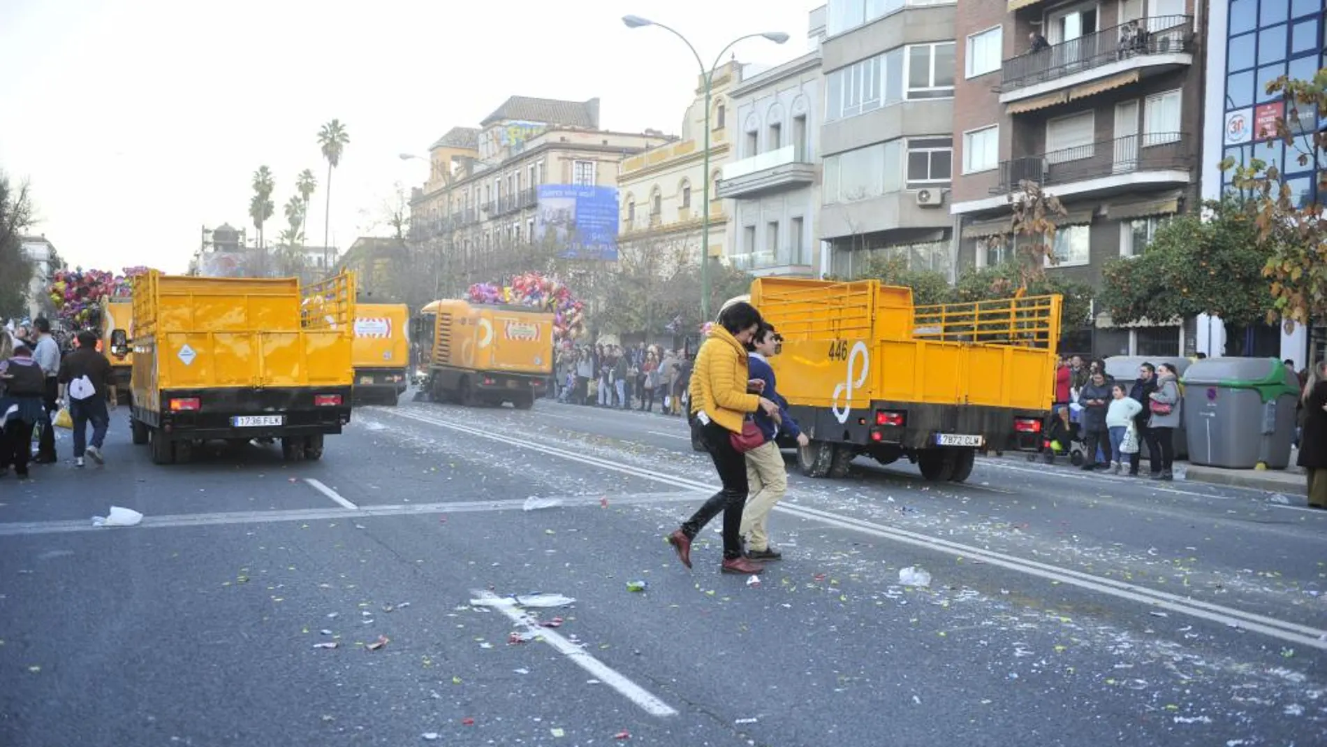 Los comerciantes del centro de Sevilla critican el “mal estado y suciedad” de las calles