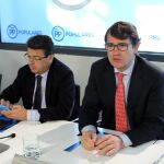 El presidente del Partido Popular de Castilla y León, Alfonso Fernández Mañueco, asiste a la reunión del Comite Ejecutivo Nacional del Partido Popular