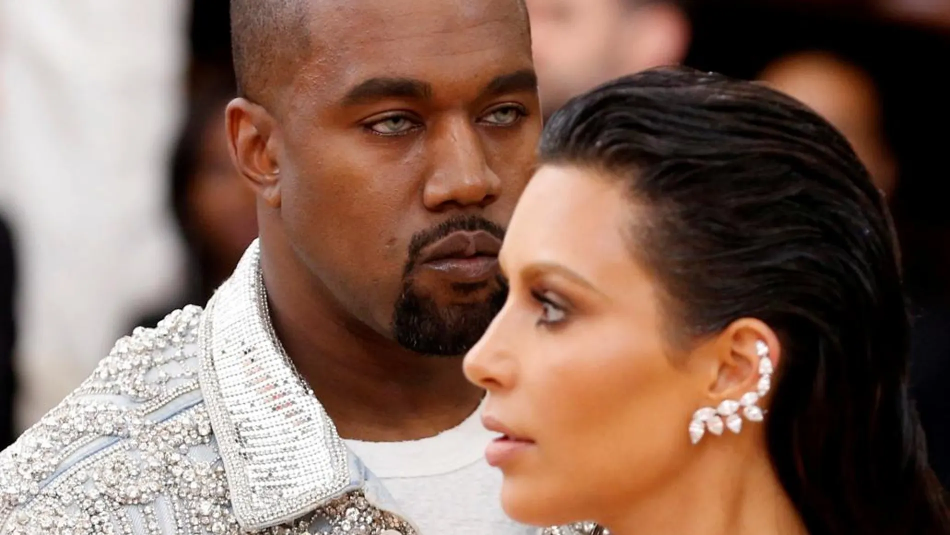 Kim Kardashian con su marido Kanye West
