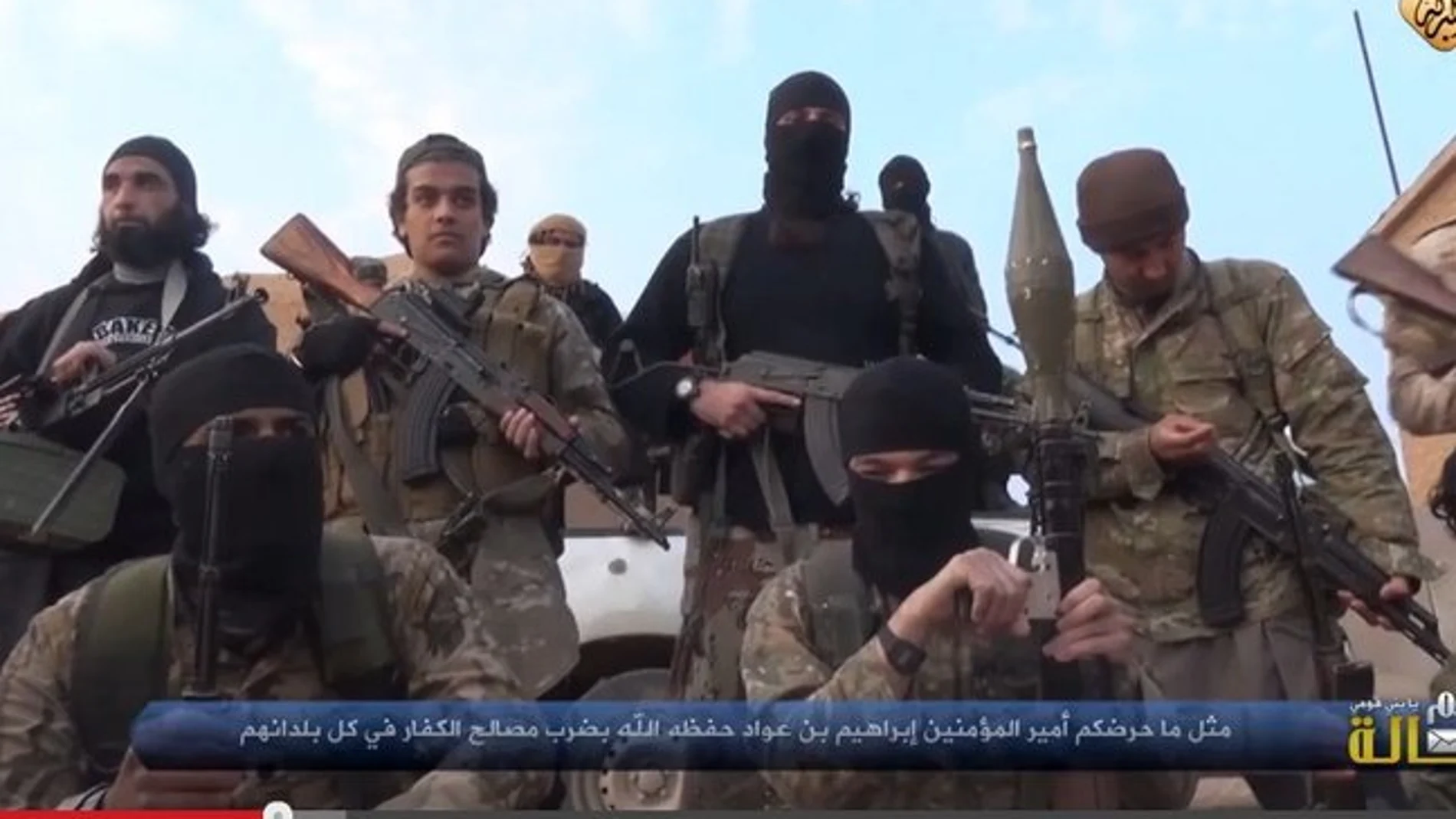 Imagen de uno de los vídeos de Daesh
