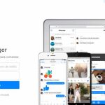 La página de inicio de Facebook Messenger