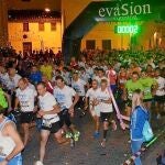 Algunos de los corredores en la II Carrera Solidaria de la Purísima que se celebró el pasado año en la localidad castellonense de Villarreal