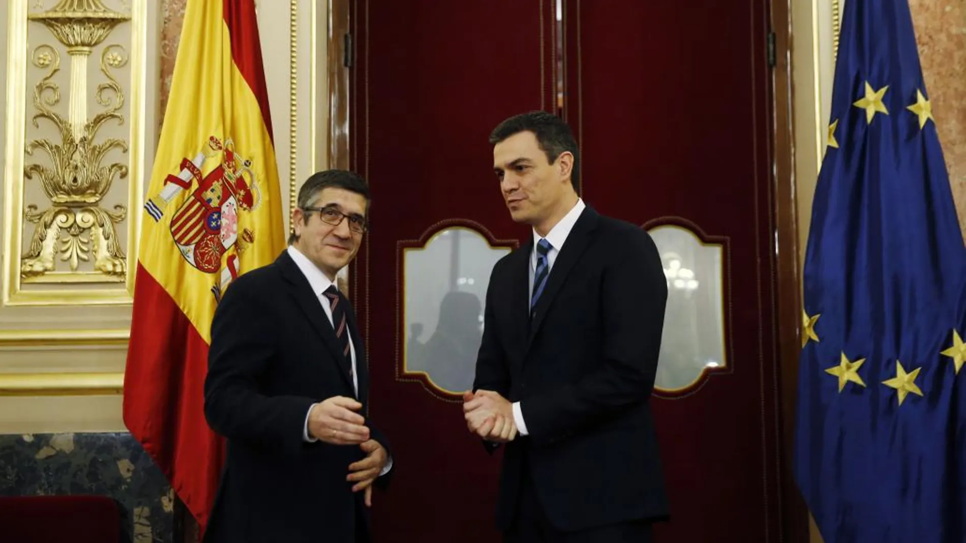 Patxi Lopez y Pedro Sanchez