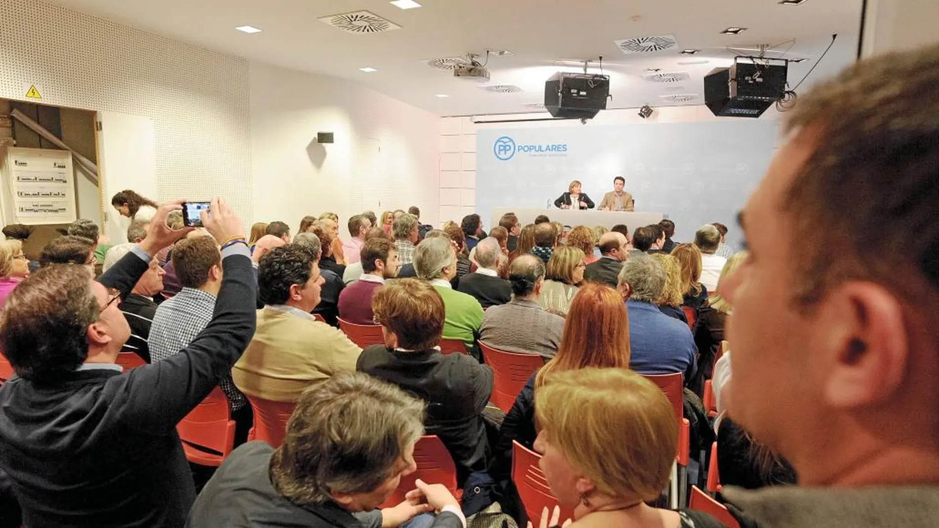 Reunión de la Junta provincial del PP de Valencia celebrada la semana pasada