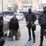 La mujer fue desalojada a primera hora de la mañana de su vivienda en la calle Mallorca de Leganés