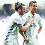 Bale y Cristiano Ronaldo, durante el partido ante el Atlético
