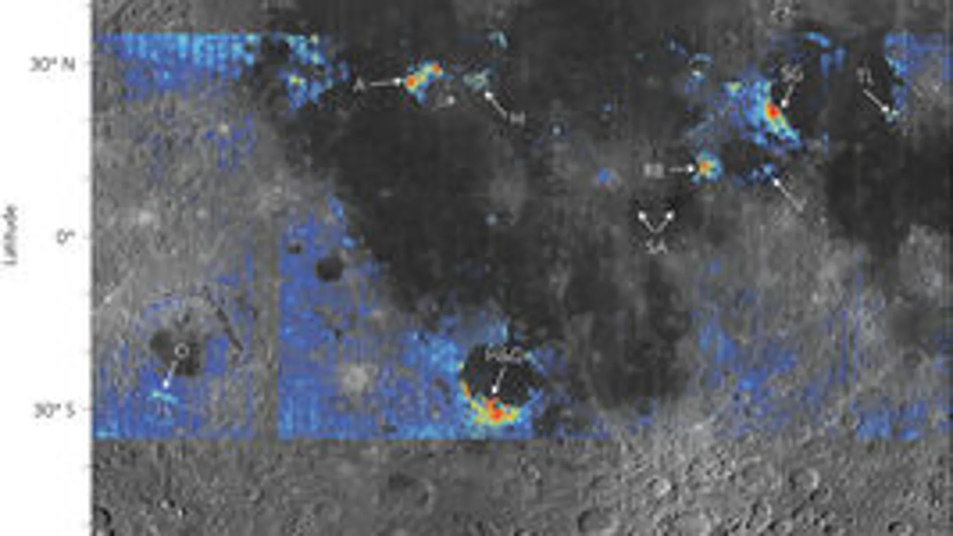 Una de las imágenes captadas por satélites e incorporadas al artículo