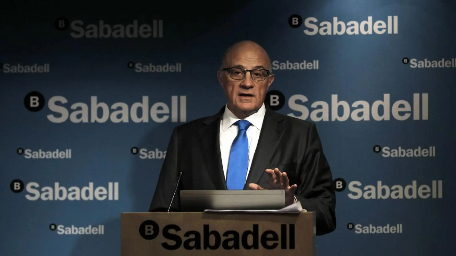 El presidente de Banco Sabadell, Josep Oliu, en una imagen de enero