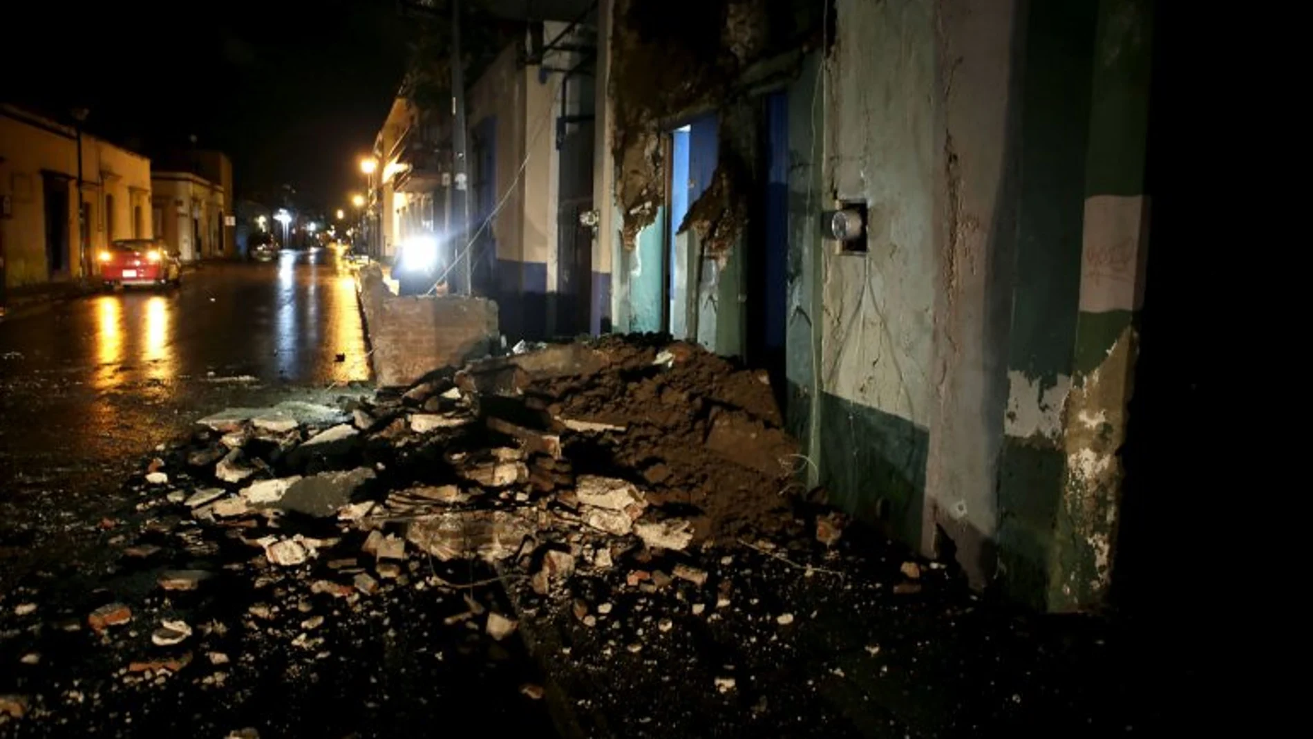 Daños sufridos por el terremoto en Oaxaca (México)