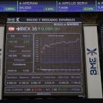 Pantallas informativas de la evolución del Ibex 35
