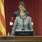 La nueva presidenta del Parlament, Carme Forcadell