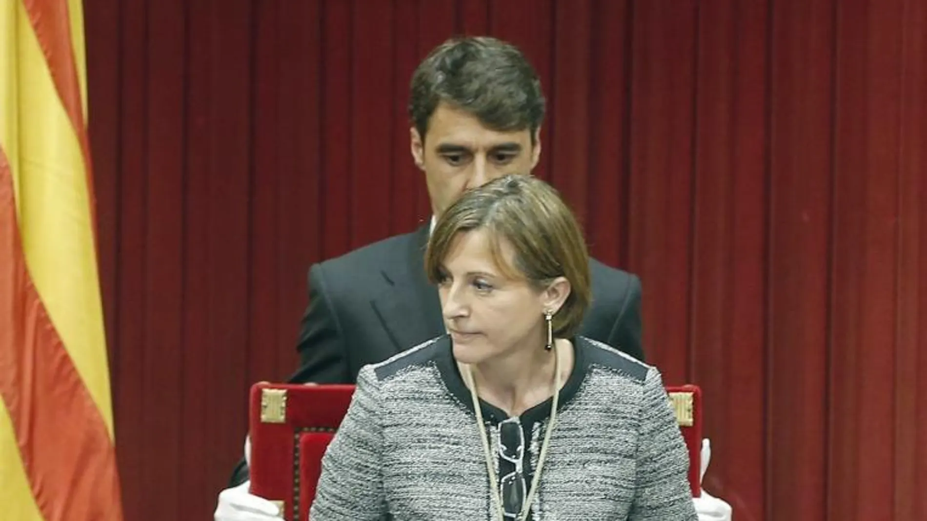 La nueva presidenta del Parlament, Carme Forcadell