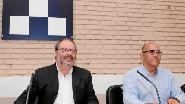 El concejal del Área de Seguridad, Javier Barbero, y el Director de la Policía Municipal, Andrés Serrano