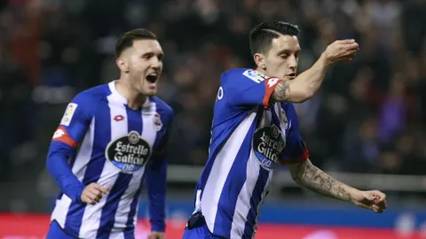 2-1. La mala suerte de Mariño da calma al Depor