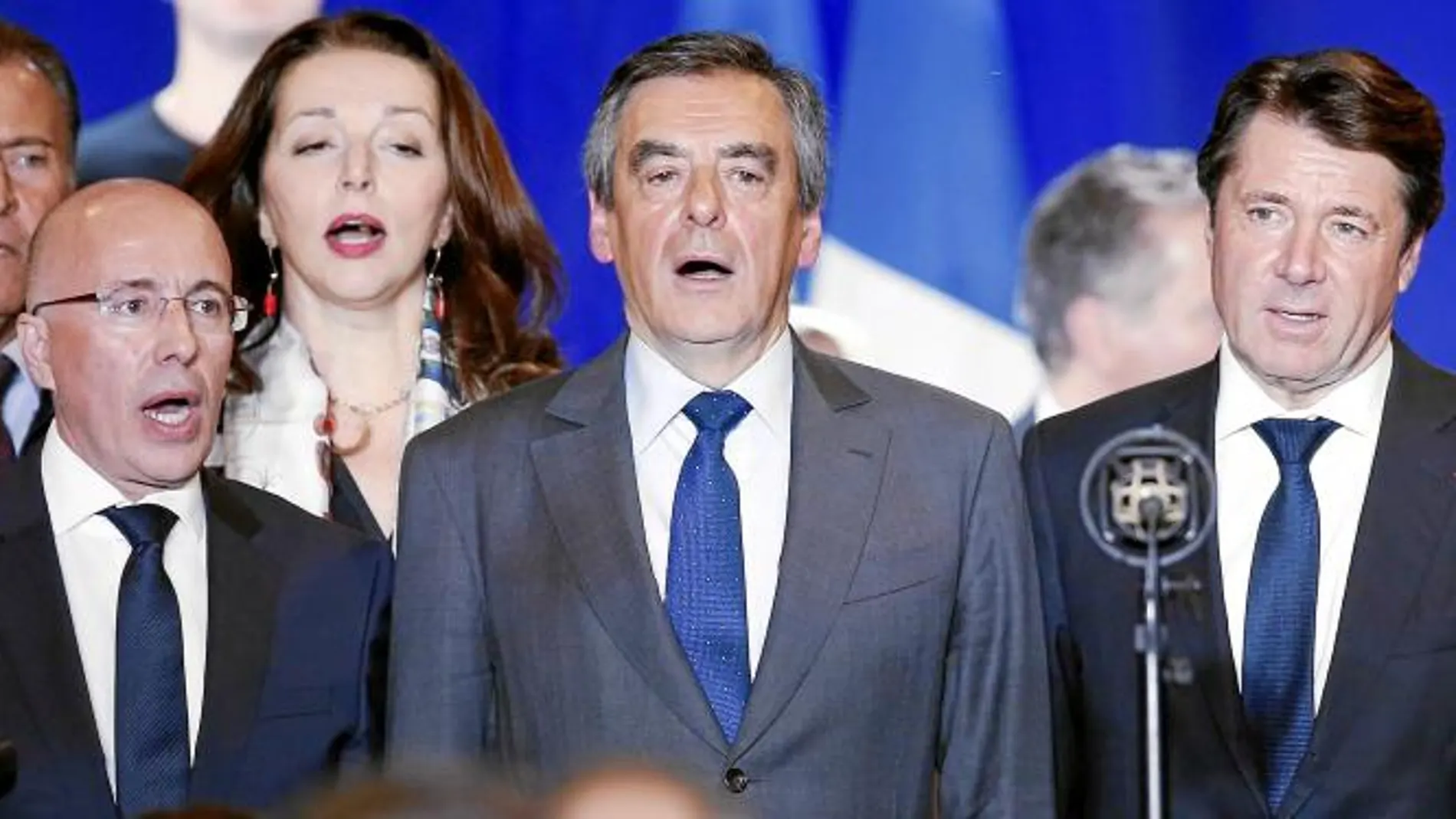 François Fillon, en París, donde fue oficialmente nombrado candidato de Los Republicanos a las elecciones