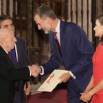 Sus Majestades los Reyes de España hacen entrega del Premio Nacional de Tauromaquia a Victorino Martín Andrés