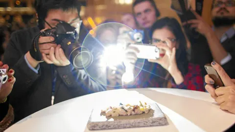 Uno de los platos elaborados por El Celler de Can Roca,considerado uno de los mejores restaurantes del mundo