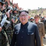 El líder de Corea del Norte Kim Jong Un