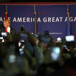 El precandidato presidencial de EE UU Donald Trump