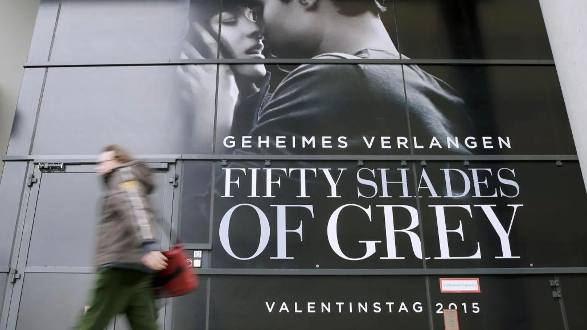 Cartel promocional de la película "50 sombras de Grey"/REUTERS