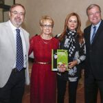 La presidenta de las Cortes, Silvia Clemente, presenta en León el libro, junto a Fernando Rey, Silván y María Jesús Soto