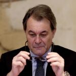 El presidente de la Generalitat, Artur Mas