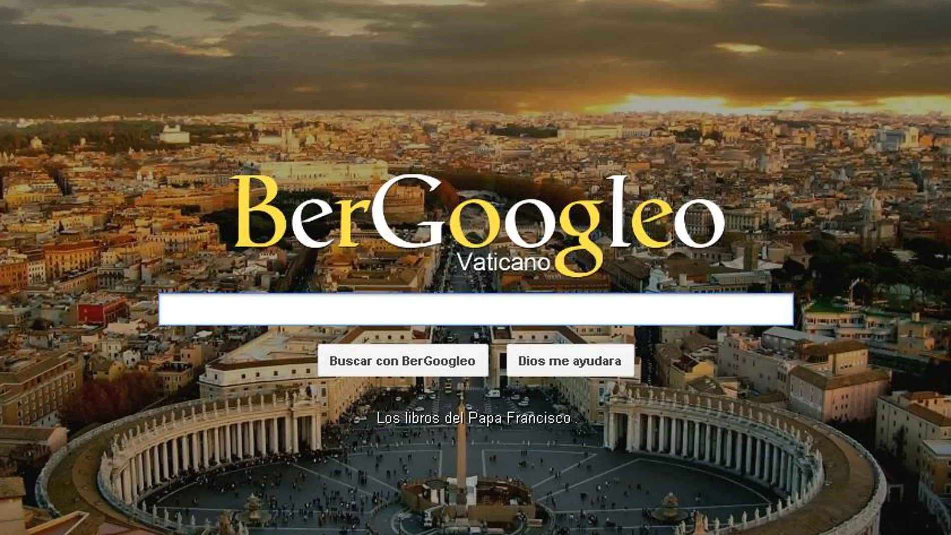 "Bergoogleo", luz divina para las búsquedas en internet