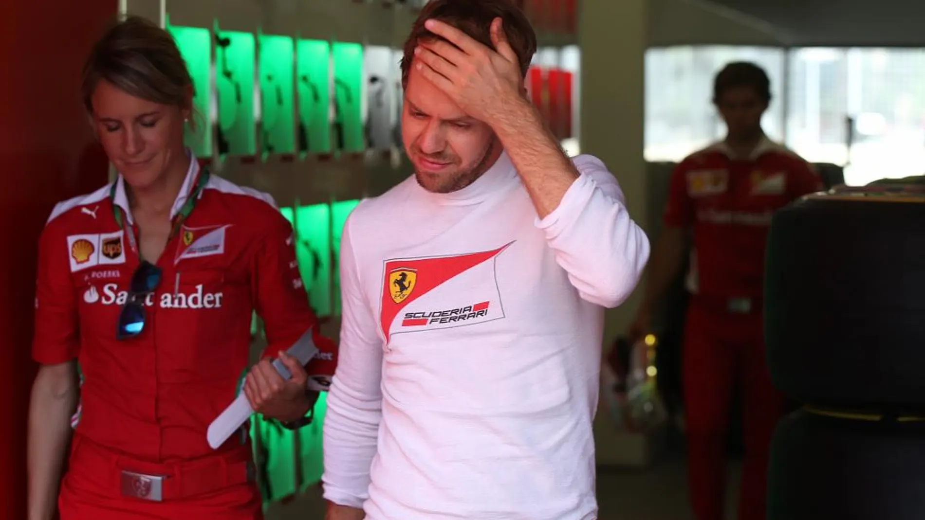 El piloto alemán de Fórmula Uno Sebastian Vettel