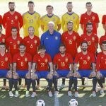 Foto oficial de la Selección española para la Eurocopa de Francia