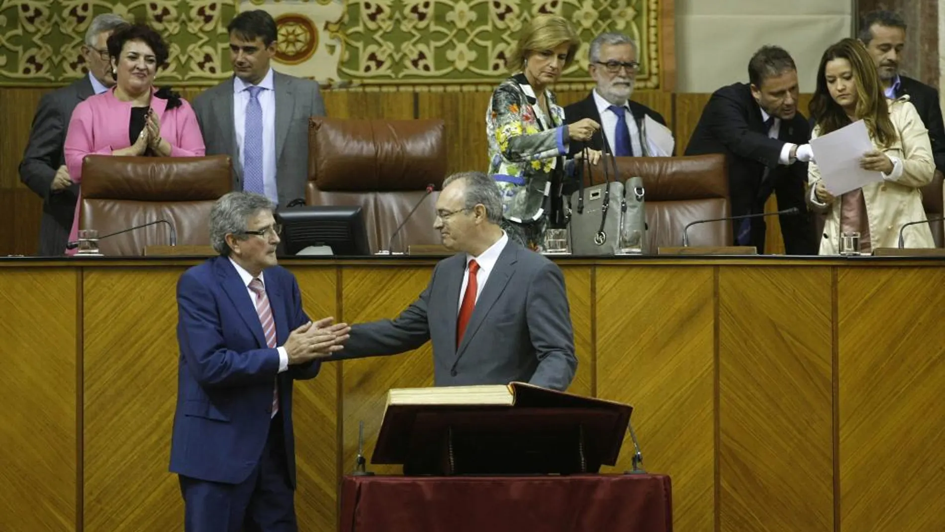 Imagen de la sesión parlamentaria en la que se constituyó la Mesa, al comienzo de la legislatura