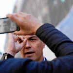 El líder del PSOE, Pedro Sánchez, durante la manifestación del 1 de Mayo en Madrid