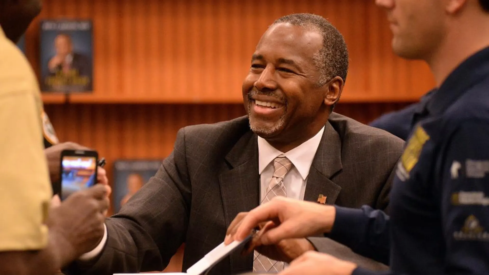 El candidato presidencial, Ben Carson