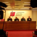 Imagen de la presentación del Plan pastoral en la sede de la Conferencia Episcopal Española