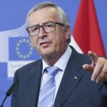 El presidente de la Comisión Europea, Jean-Claude Juncker, ofrece una rueda de prensa sobre el "brexit"en Bruselas