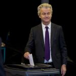 El líder ultraderechista holandés, Geert Wilderse, al acudir a votar en La Haya
