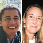 Obama, en su época de estudiante, y McNear, a la que entonces enviaba cartas románticas