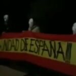 Captura del vídeo que emitieron en directo el grupo de ultraderecha que hizo un escrache a Mónica Oltra