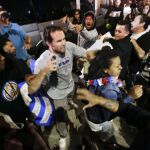 El mitin de Trump terminó con la intervención policial por los enfrentamientos
