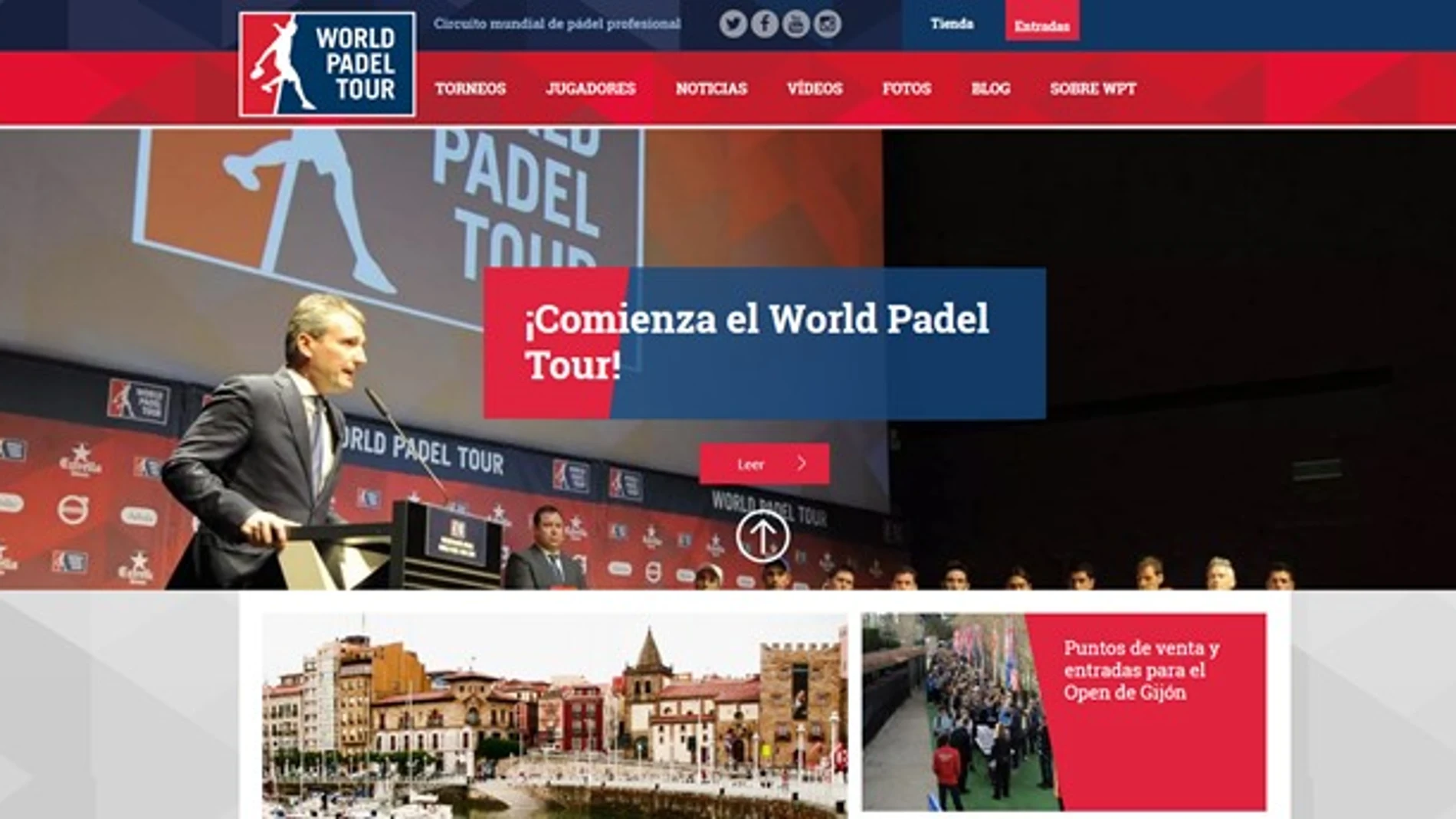 World Padel Tour estrena su nueva web