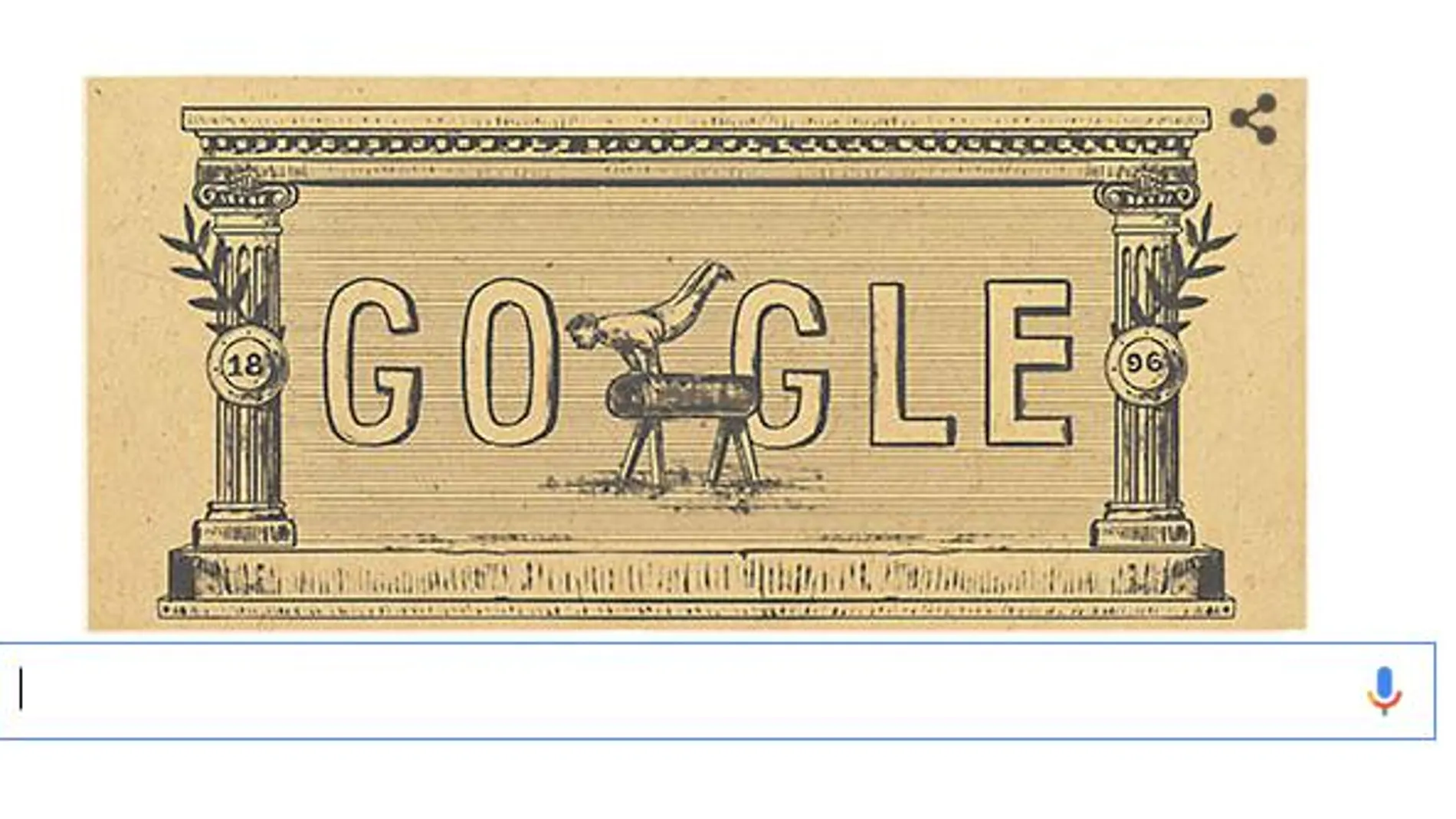 Google recuerda los primeros Juegos Olímpicos
