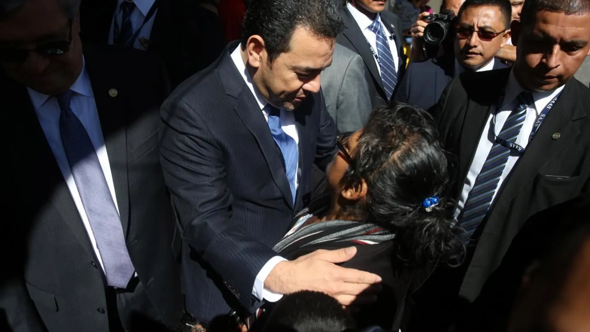 El presidente guatemalteco, Jimmy Morales