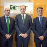 Presentación del informe, con Felisa Becerra, Javier Iglesias, Alberto Gurrionero, Jorge Morro y Francisco García